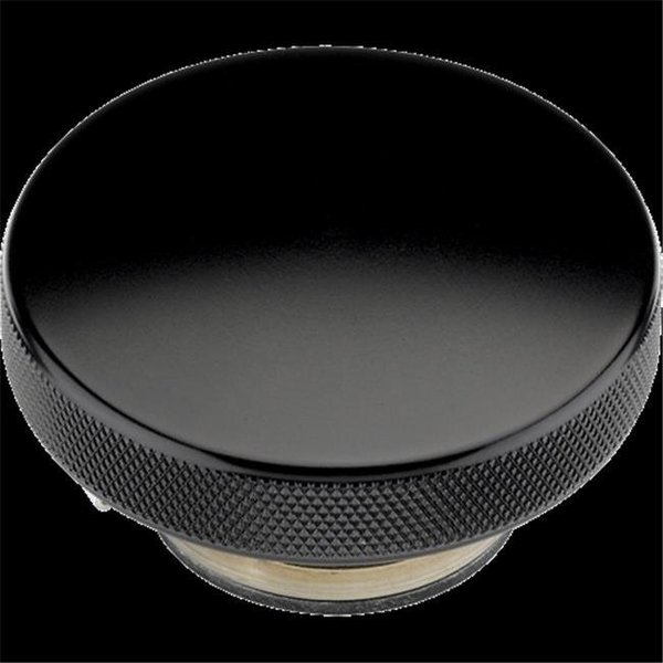 Billet Specialties Billet Specialties BLK75120 16 lbs Black Anodized Radiator Cap Plain BSPBLK75120